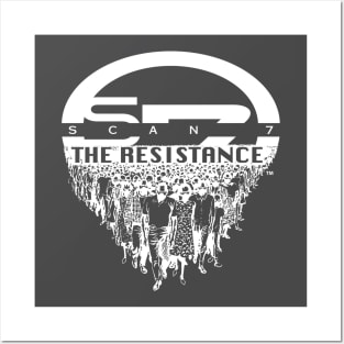 Scan 7 United - The Resistance (white) Posters and Art